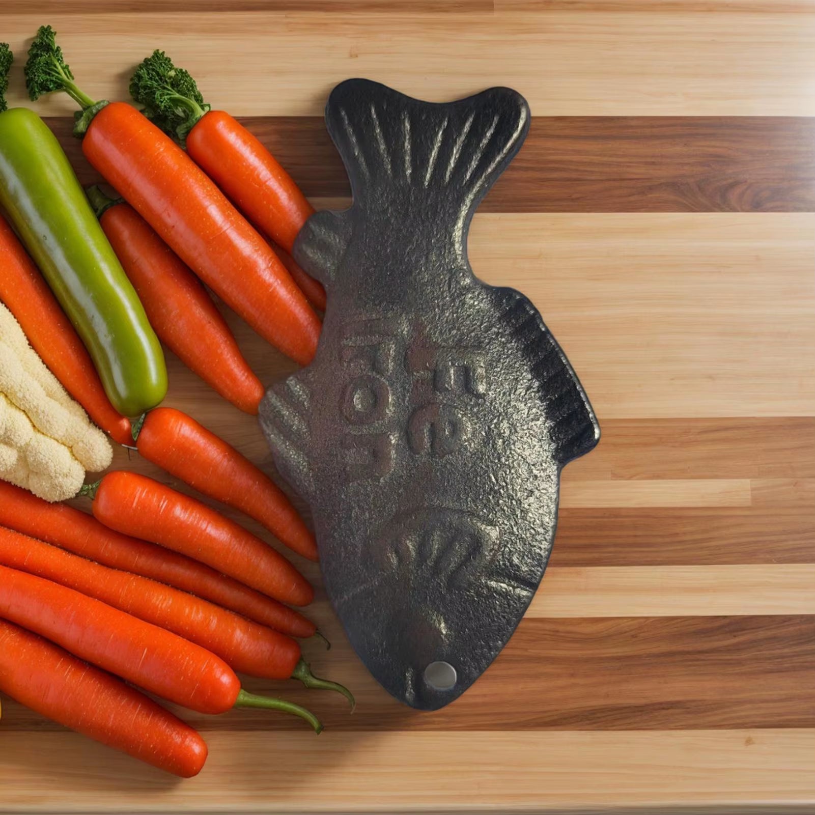 Iron Fish Natural Source of Iron Fish Effective 2 Pieces Reusable Kitchen Accessories for Deficiency Children Vegetarians