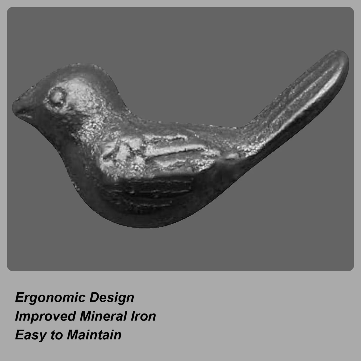 Iron Cooking Bird Animal Cast Iron Dietary Support Sparrow Cooking Tool for Meals Daily Athletes Women Men Kitchen Home Stove