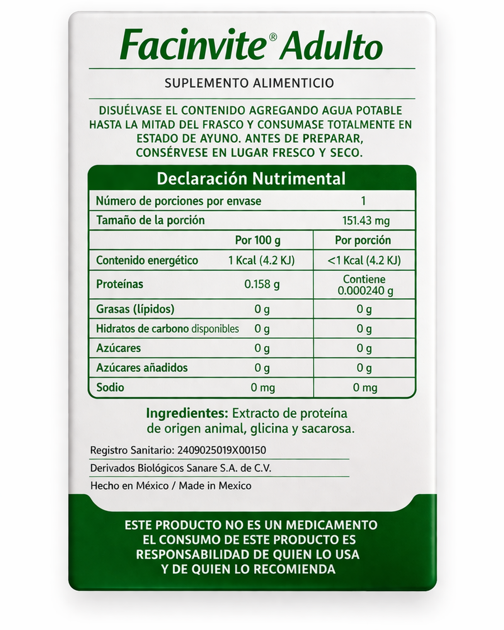 Facinvite® Adulto – Pack de 5 Unidades | Apoyo Avanzado al Sistema Inmunológico